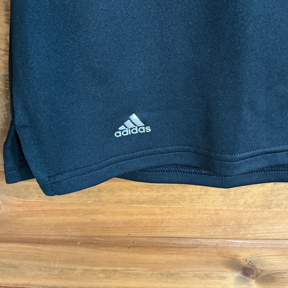 Adidas golf sleeveless polo top Black UPF 50 performance Athletic shirt women - Picture 2 of 8